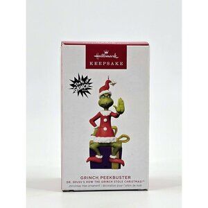 Hallmark Keepsake Grinch Peekbuster How The Grinch Stole Christmas 2023 Ornament